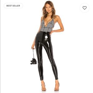 Perfect Control Patent Leather Legging in Black